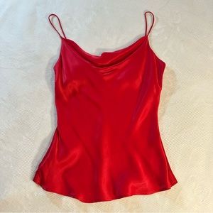 ZARA SATIN EFFECT TANK TOP XS